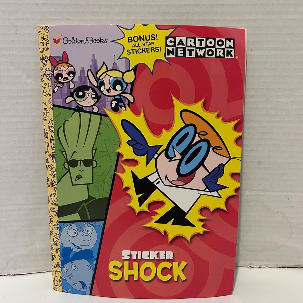 Cartoon Network Sticker Shock coloring and activity book